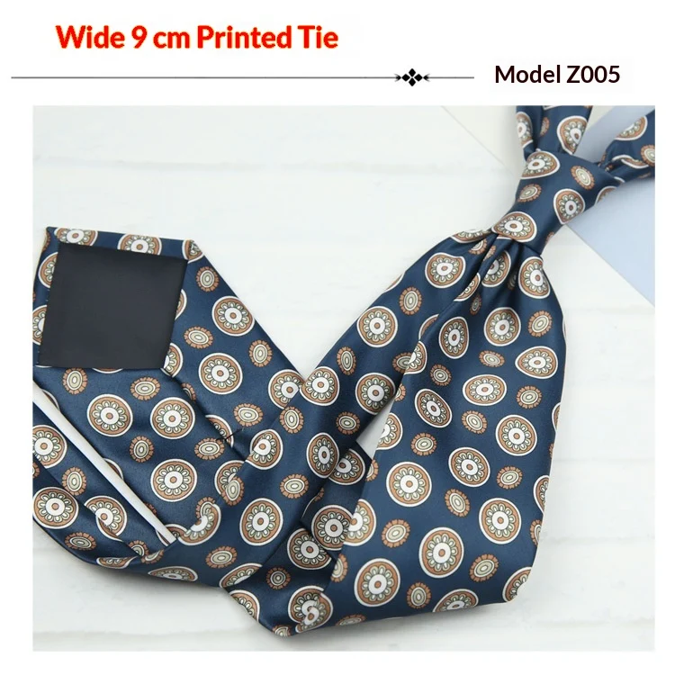 Printed Casual Patterned Vintage Tie — image 11