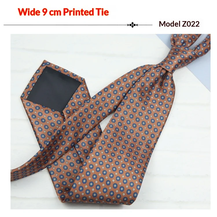 Printed Casual Patterned Vintage Tie — image 4