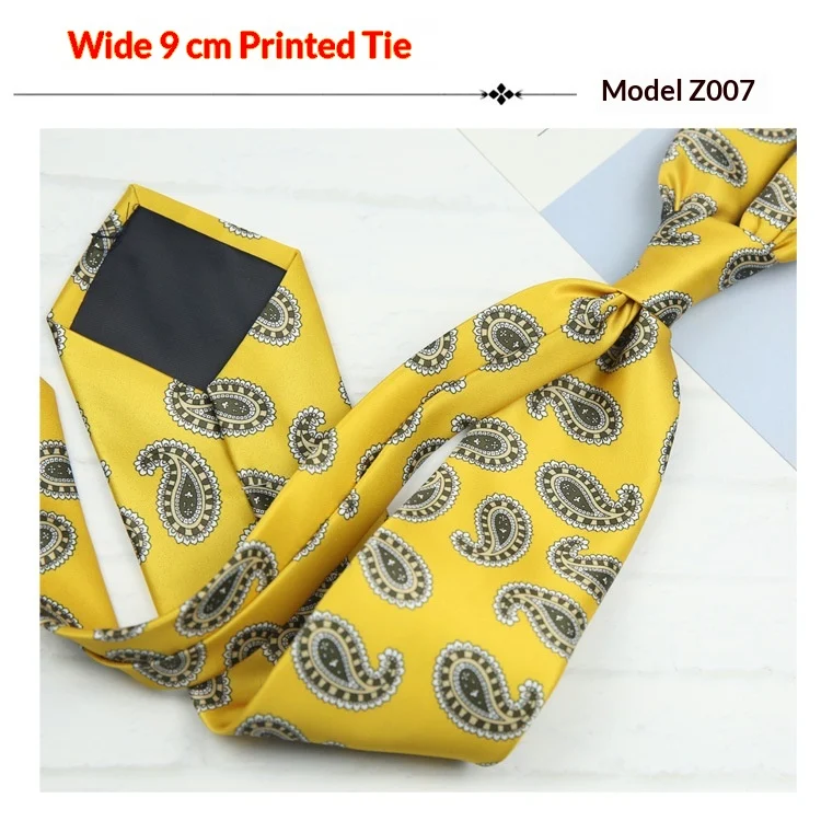 Printed Casual Patterned Vintage Tie — image 13