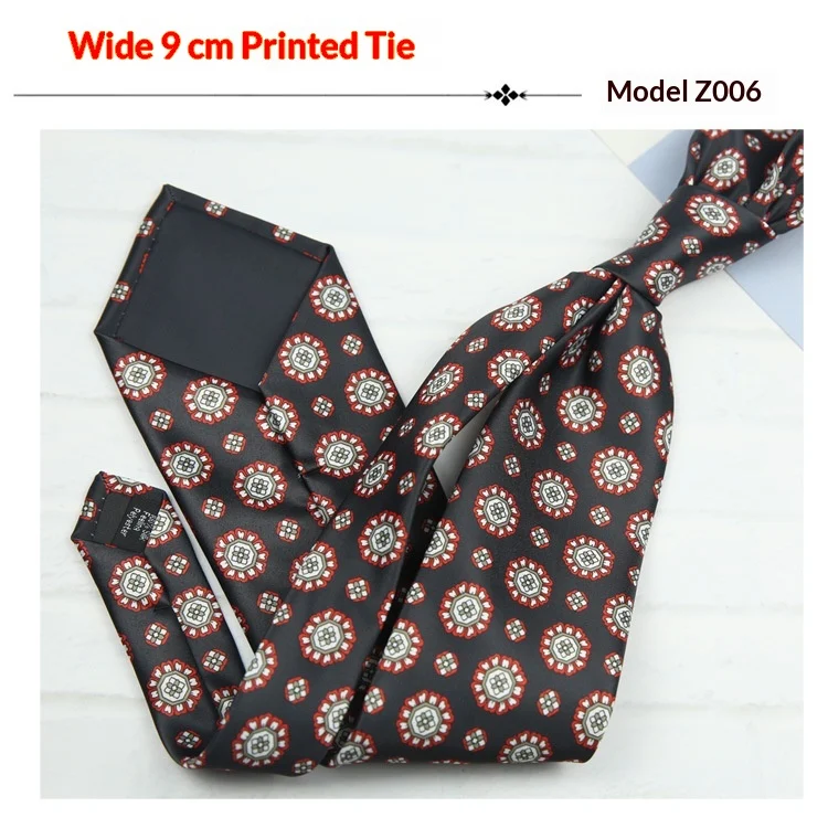 Printed Casual Patterned Vintage Tie — image 12