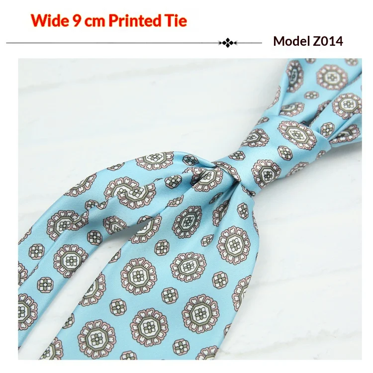 Printed Casual Patterned Vintage Tie — image 19
