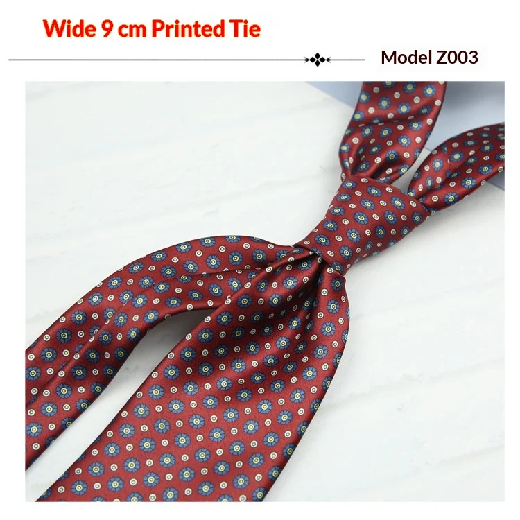 Printed Casual Patterned Vintage Tie — image 9