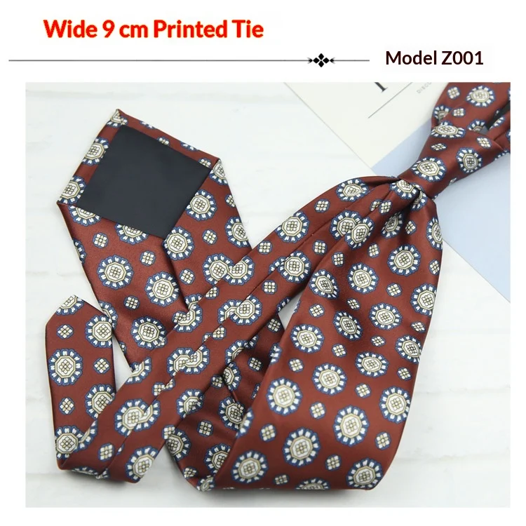 Printed Casual Patterned Vintage Tie β image 1