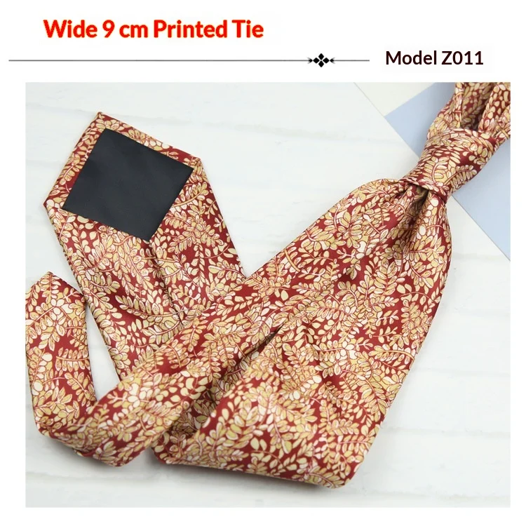 Printed Casual Patterned Vintage Tie — image 17