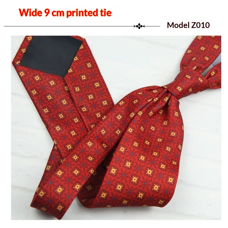 Printed Casual Patterned Vintage Tie — image 16