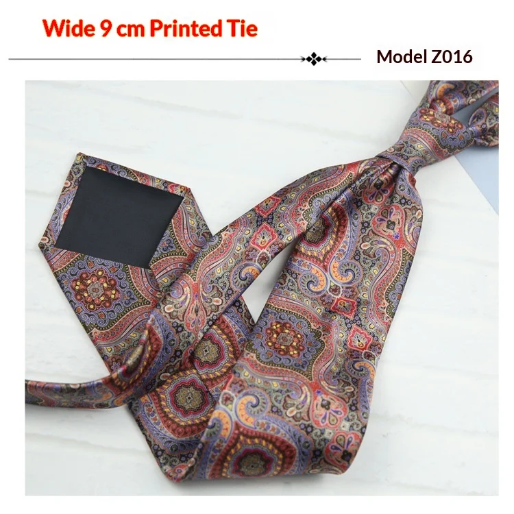 Printed Casual Patterned Vintage Tie — image 8