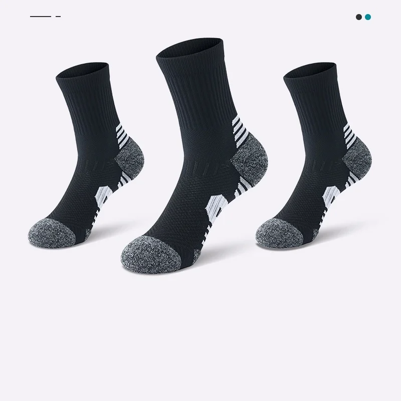 Professional Mens Basketball Socks, Midlength, With A Thick Terry Lining — image 6