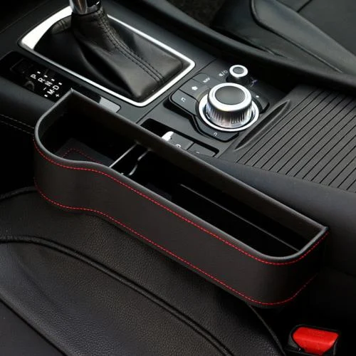 PU Car Organizer Seat Gap Storage Box Side Slit For Wallet Phone Coins Cigarette Keys… — image 12