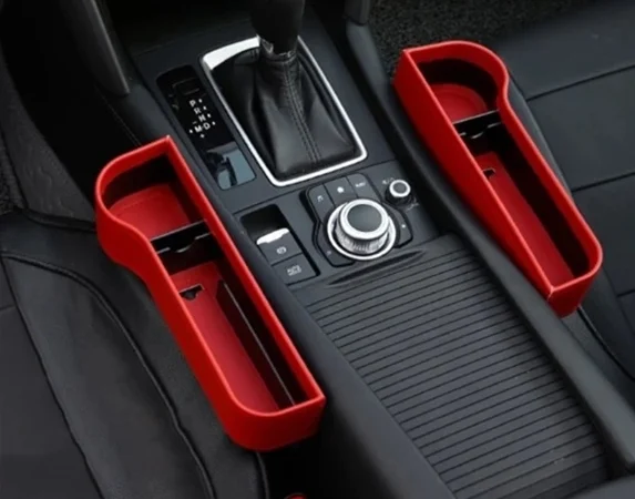 PU Car Organizer Seat Gap Storage Box Side Slit For Wallet Phone Coins Cigarette Keys… — image 16