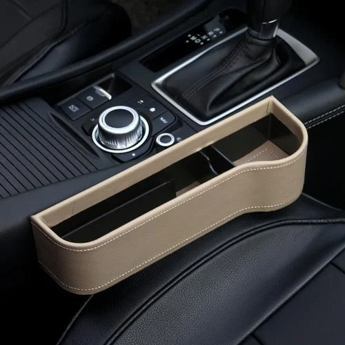PU Car Organizer Seat Gap Storage Box Side Slit For Wallet Phone Coins Cigarette Keys… — image 13
