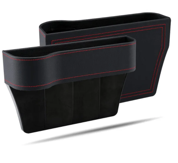 PU Car Organizer Seat Gap Storage Box Side Slit For Wallet Phone Coins Cigarette Keys… — image 5