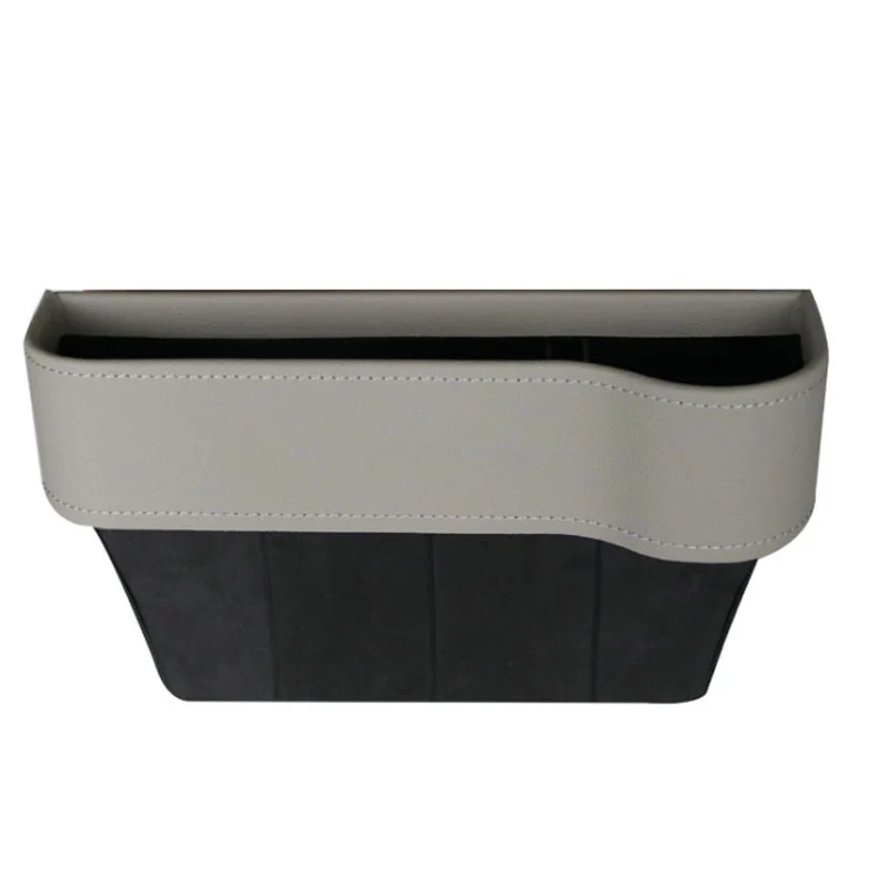 PU Car Organizer Seat Gap Storage Box Side Slit For Wallet Phone Coins Cigarette Keys… — image 2