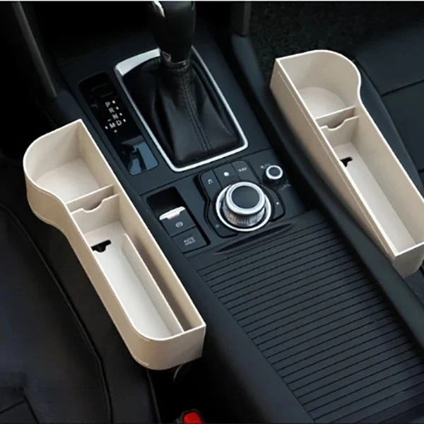 PU Car Organizer Seat Gap Storage Box Side Slit For Wallet Phone Coins Cigarette Keys… — image 4