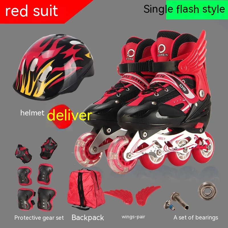 PU Single Adjustable Children The Skating Shoes — image 5