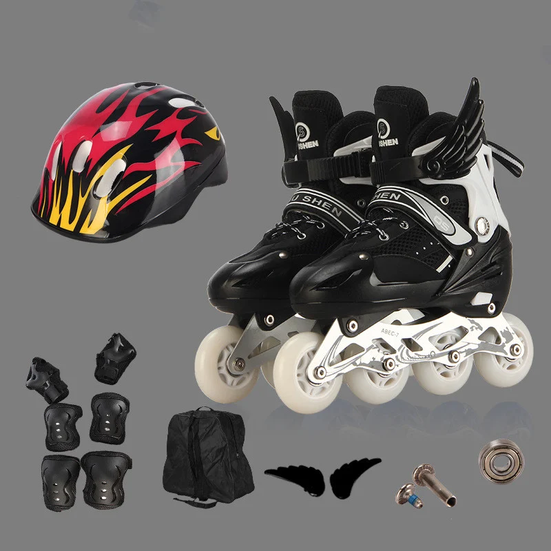 Pu Single Wheel Adjustable Children's Roller Skates — image 6