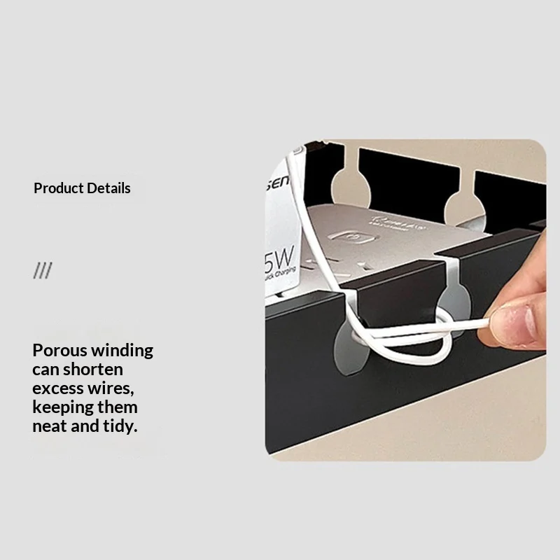 Punch-free Power Strip Holder Under The Table — image 3