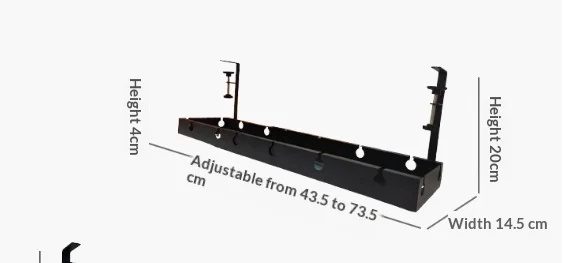 Punch-free Power Strip Holder Under The Table — image 4