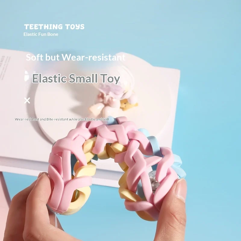 Puppy Toy Bone-shaped Treat Dispenser With Flashing And Sound Effects Ring — image 4