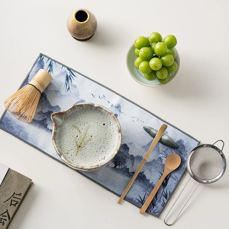 Qihuang Brushed Retro Kiln-changed Matcha Set — image 6