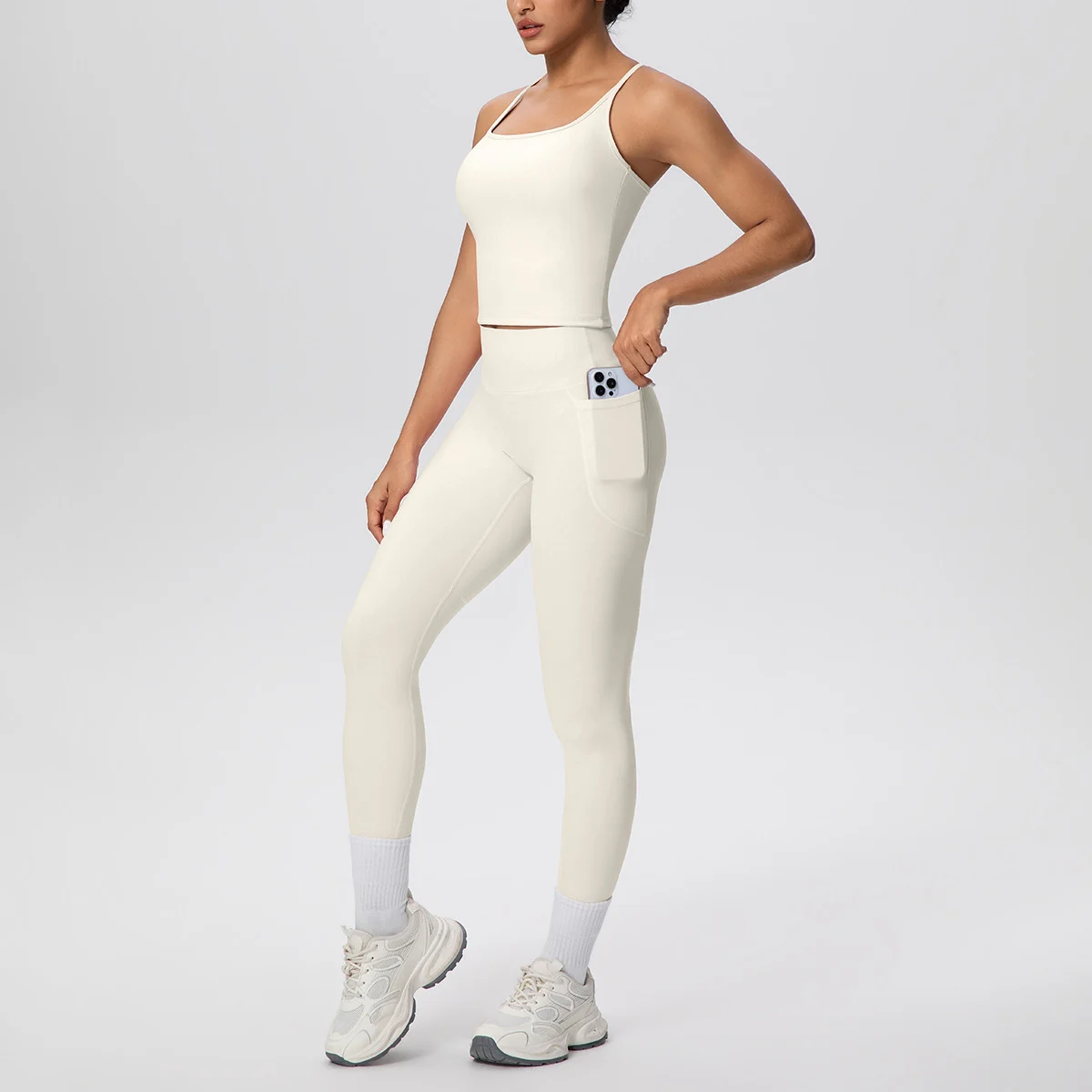 Quick-drying, Figure-flattering Yoga Set With A Butt-lifting Design For Workouts — image 9