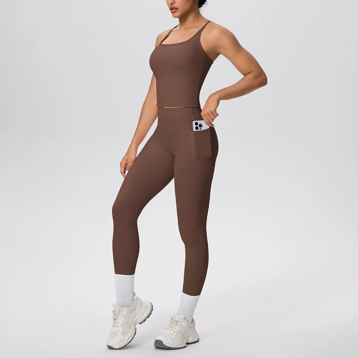 Quick-drying, Figure-flattering Yoga Set With A Butt-lifting Design For Workouts — image 5