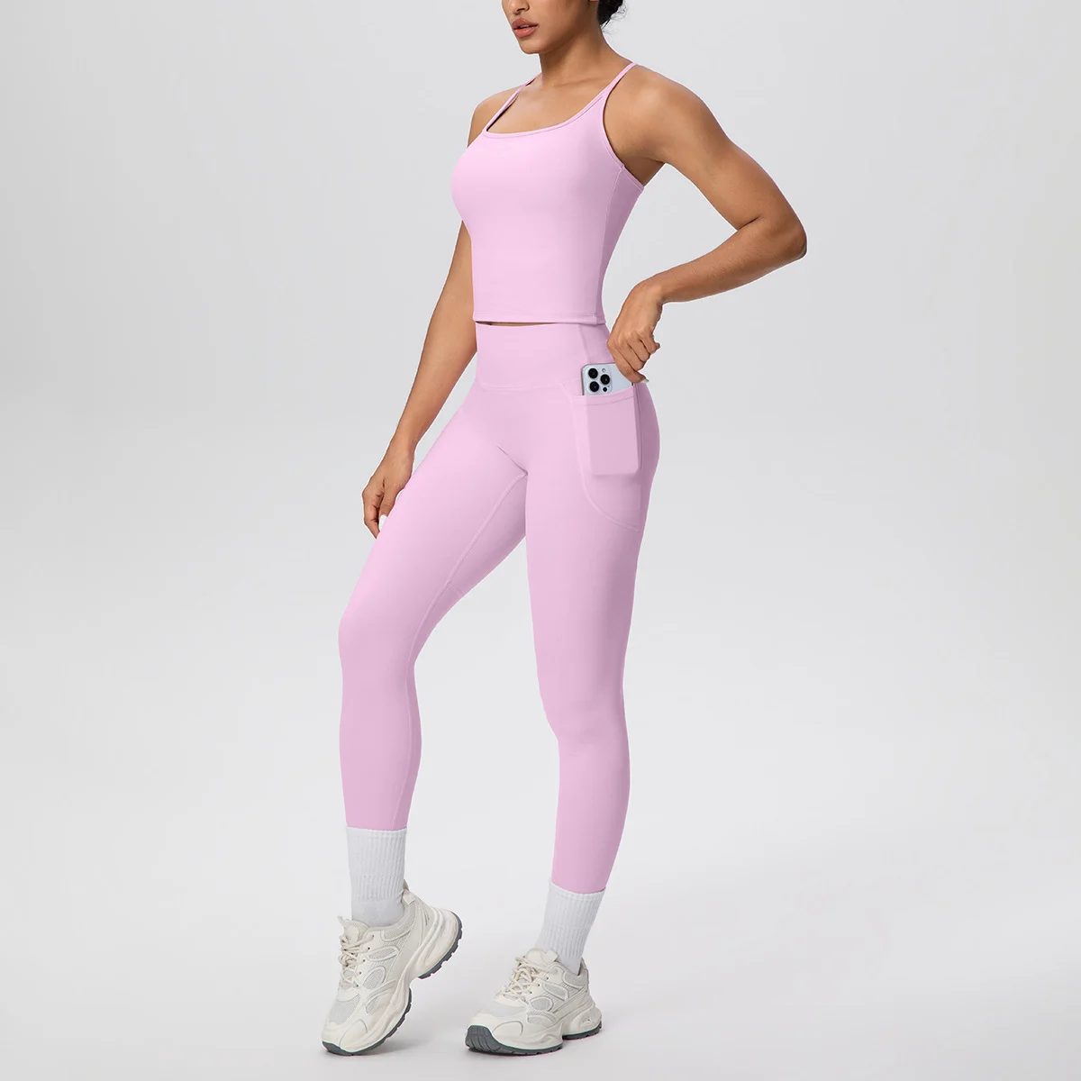 Quick-drying, Figure-flattering Yoga Set With A Butt-lifting Design For Workouts — image 2
