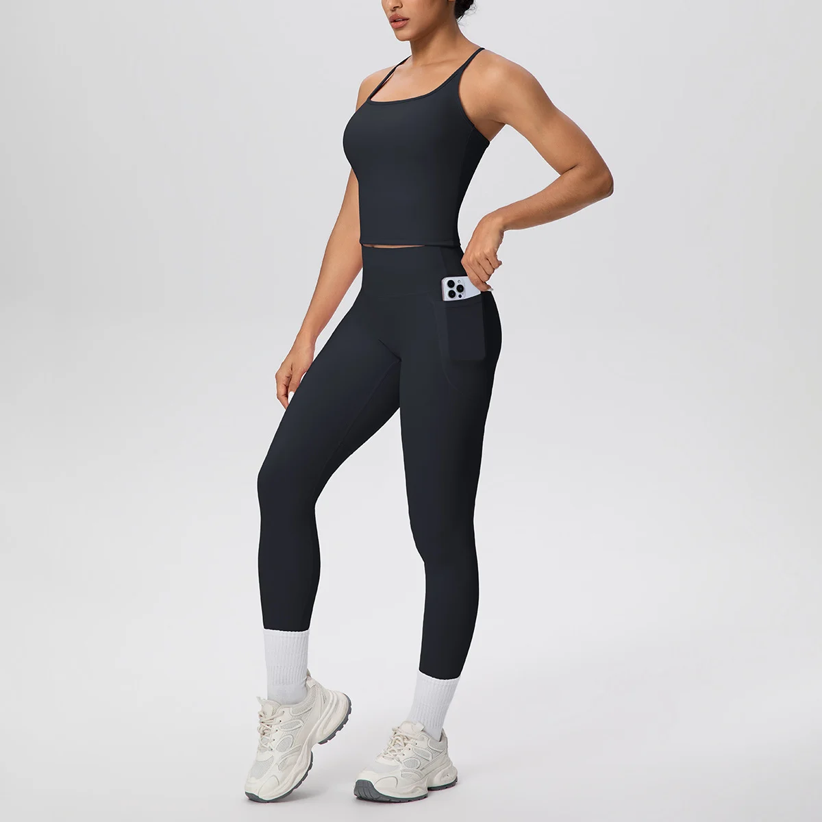 Quick-drying, Figure-flattering Yoga Set With A Butt-lifting Design For Workouts — image 7