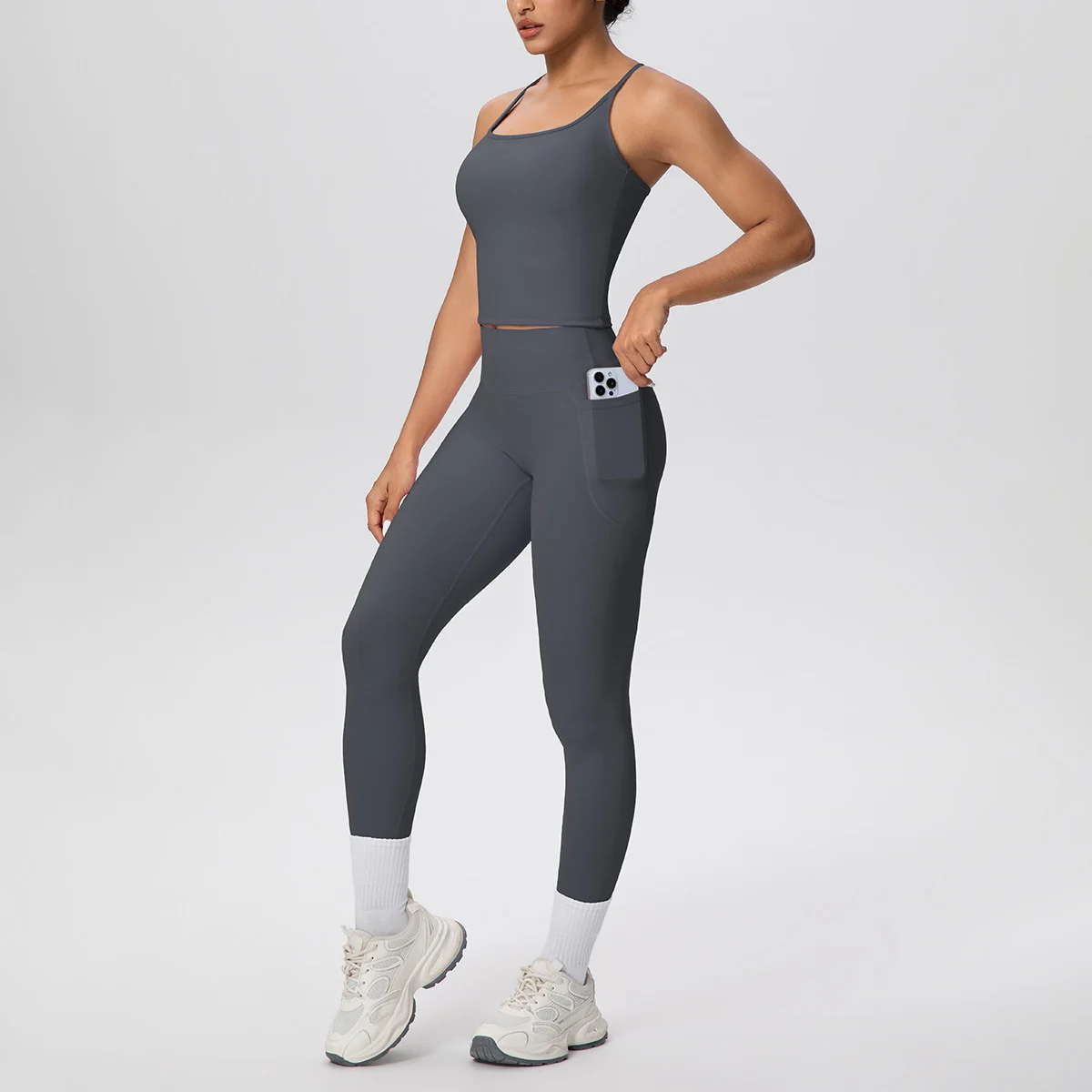 Quick-drying, Figure-flattering Yoga Set With A Butt-lifting Design For Workouts — image 10