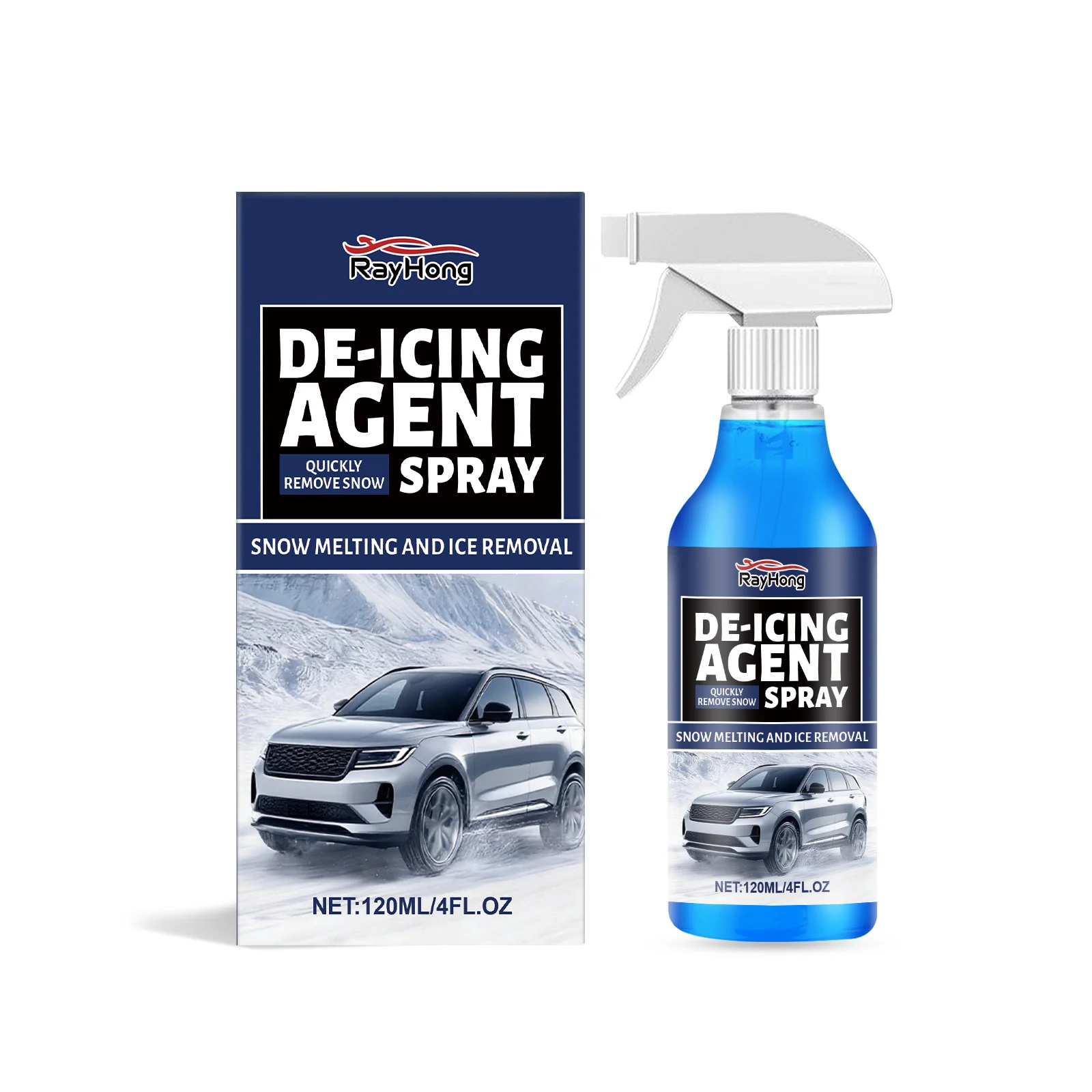 Rayhong Car De-icer, Convenient De-icing And Defogging Spray For Windows Rearview Mirrors — image 5