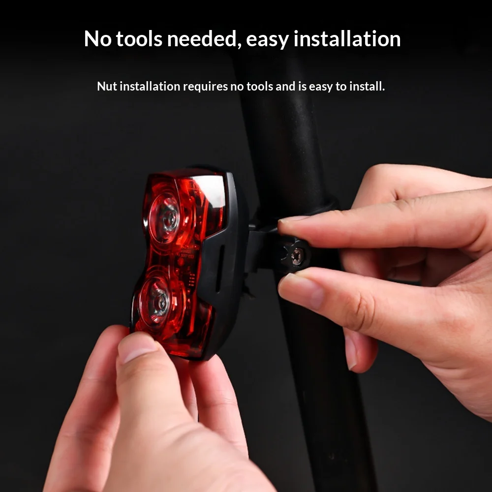 RAYPAL 2230 Bicycle Rear Light, Bike Dual-led Tail Warning Cycling Gear — image 5