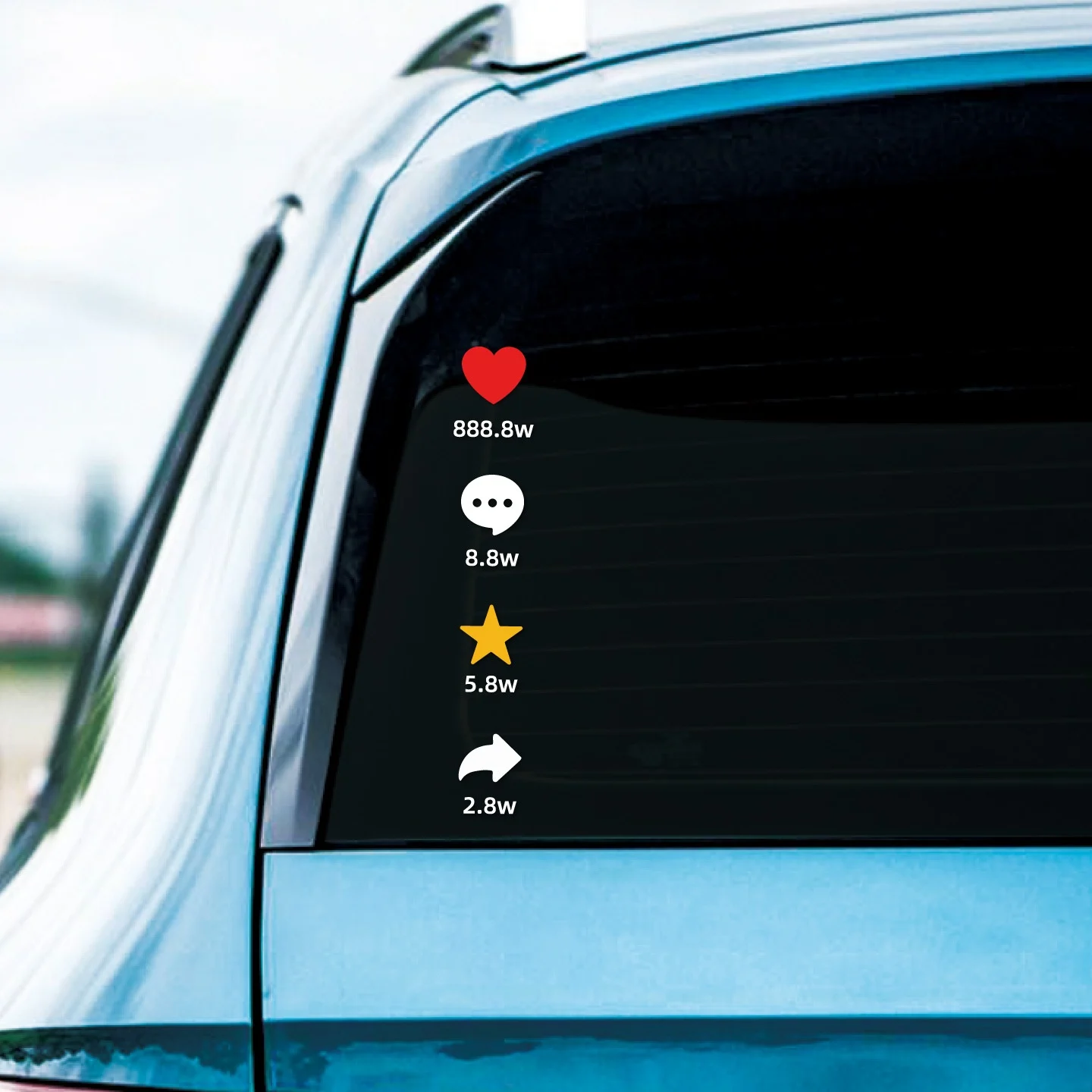 Rear-window Car Decal Personalized Decoration Waterproof And Sun-resistant Sticker — image 5