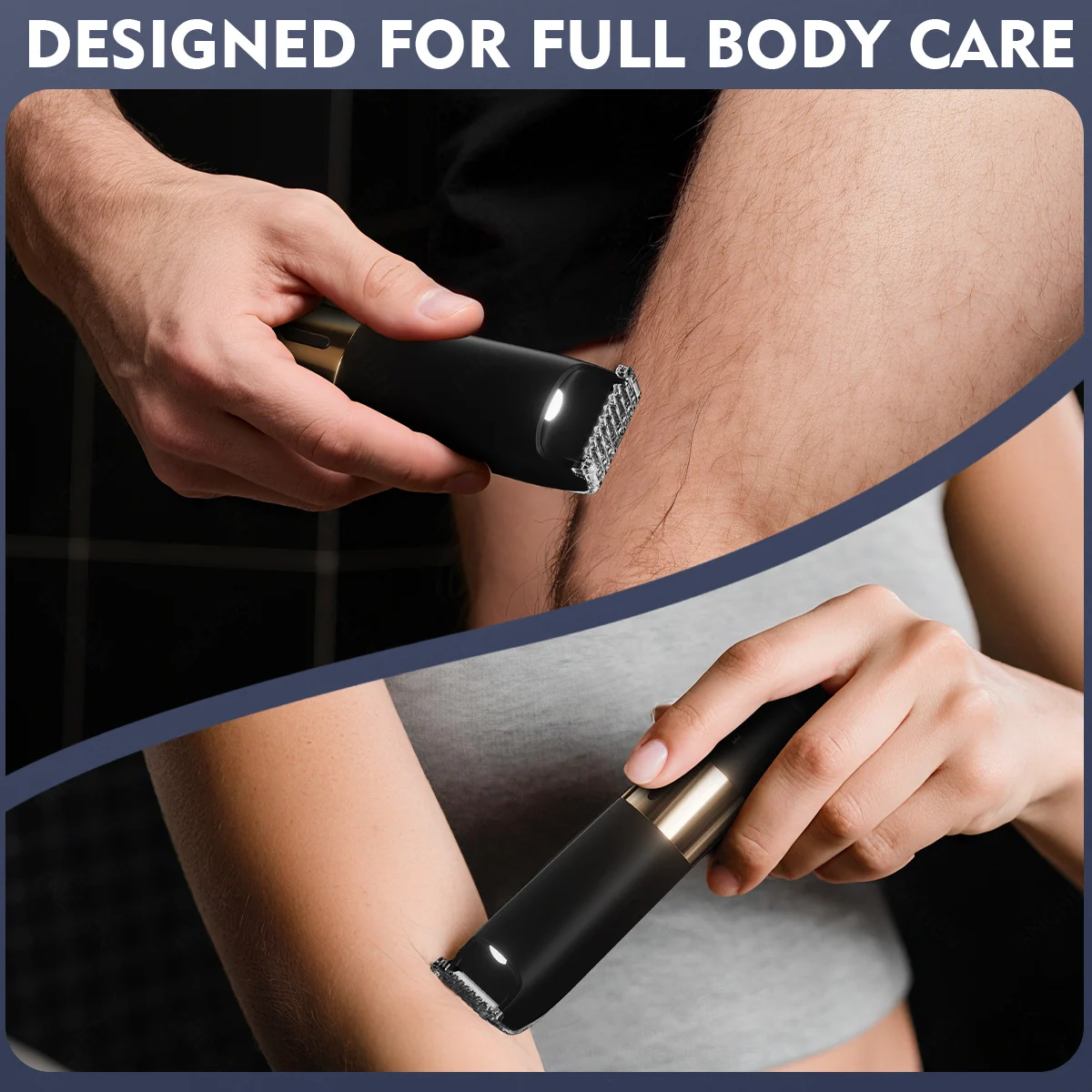 Rechargeable Electric Multifunctional Body Hair Trimmer For Men And Women — image 2