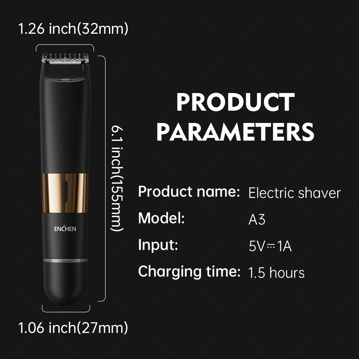 Rechargeable Electric Multifunctional Body Hair Trimmer For Men And Women — image 4
