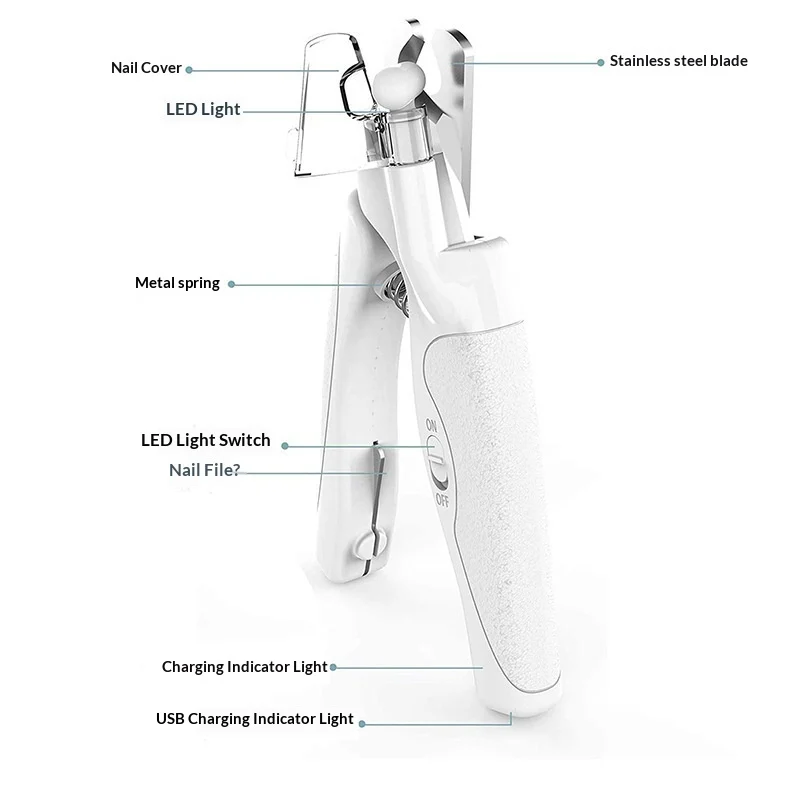 Rechargeable LED Pet Nail Clipper — image 7