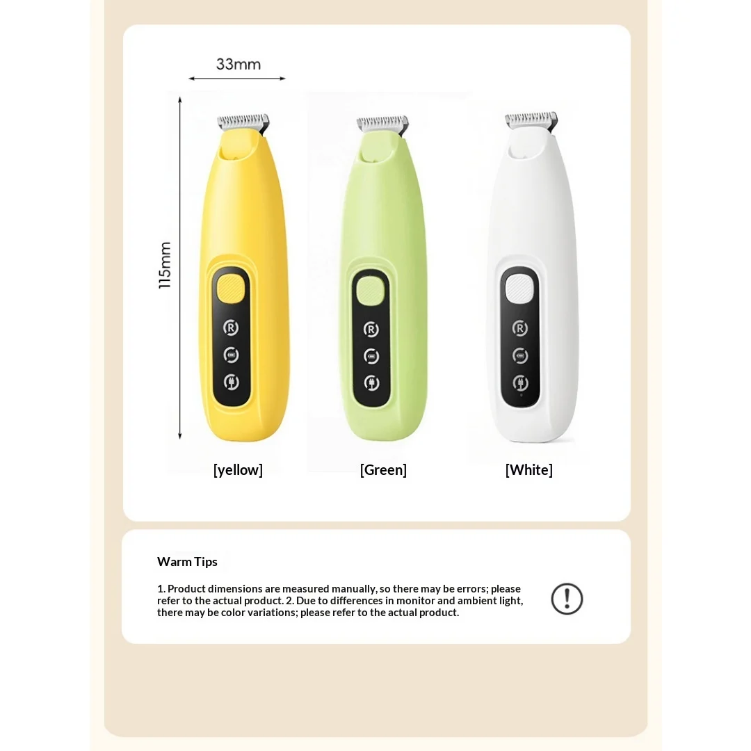 Rechargeable Pet Clipper With LED Light — image 5