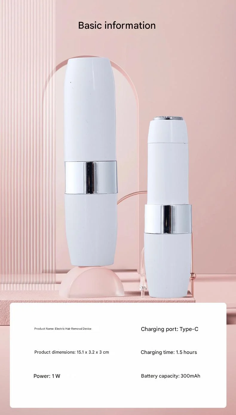 Rechargeable Portable Epilator For Women Men Electric Full-body Hair Removal Device — image 4
