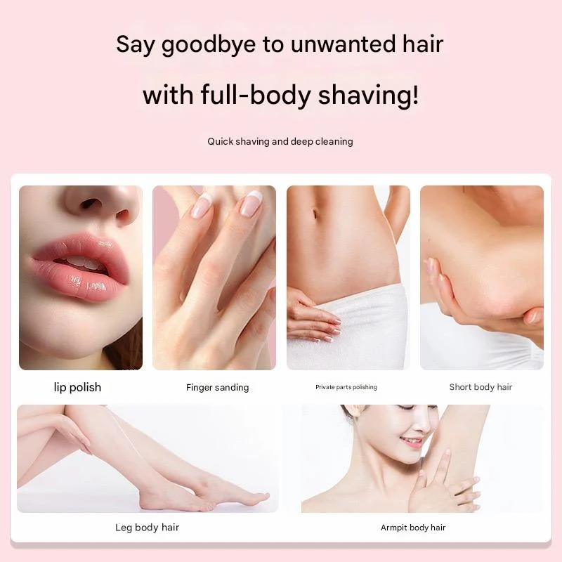 Rechargeable Portable Epilator For Women Men Electric Full-body Hair Removal Device — image 2