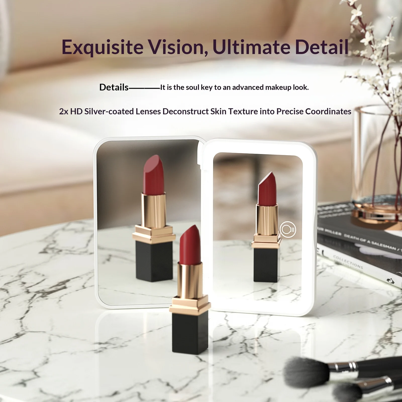 Rechargeable Portable LED Makeup Mirror — image 5