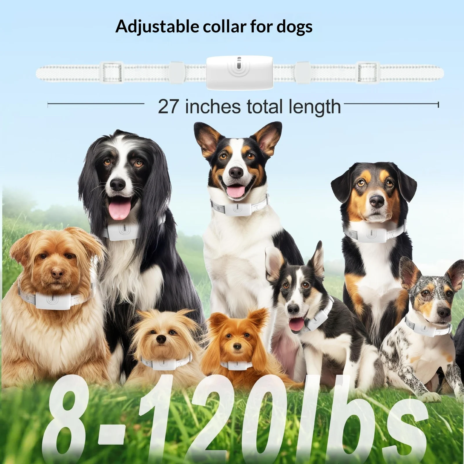 Rechargeable Waterproof Long-range Remote Dog Training Collar — image 2