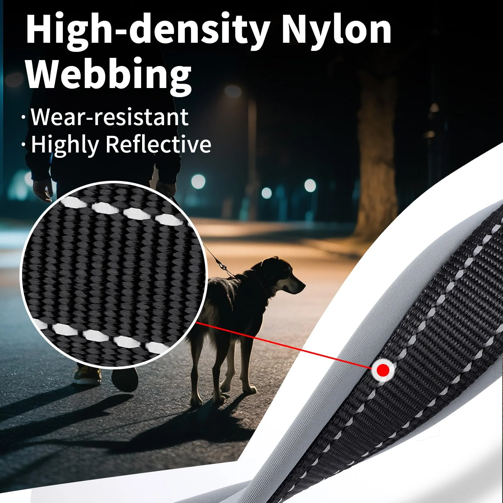 Reflective Dog Collar For Medium Dogs, Adjustable Wide Soft Comfortable Breathable… — image 13