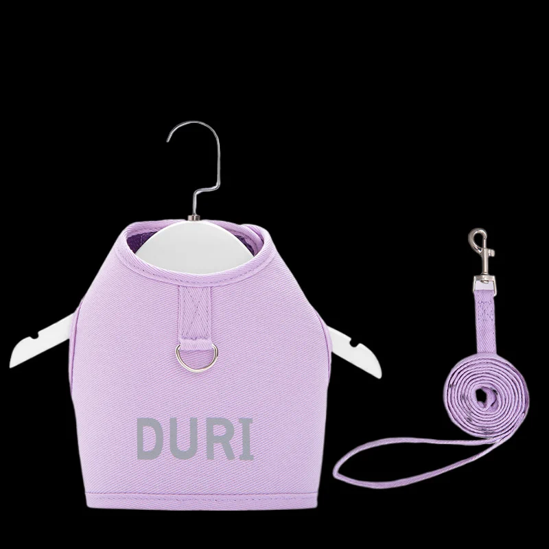 Reflective Dog Harness With Two-tone Design And Leash — variant image