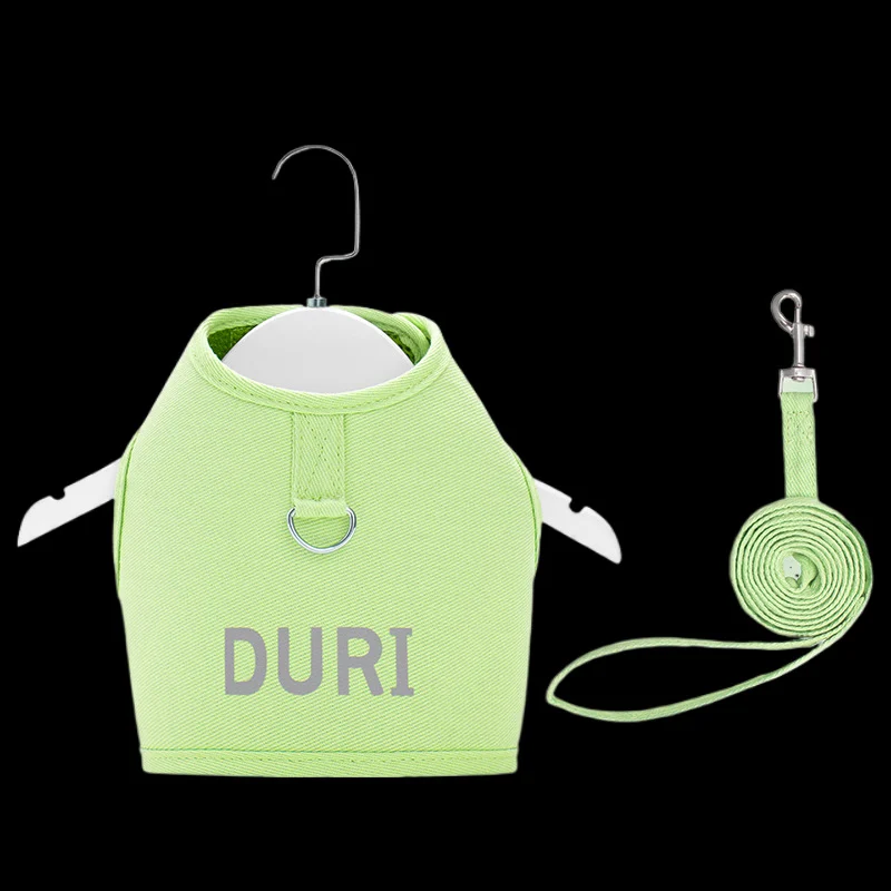 Reflective Dog Harness With Two-tone Design And Leash — variant image