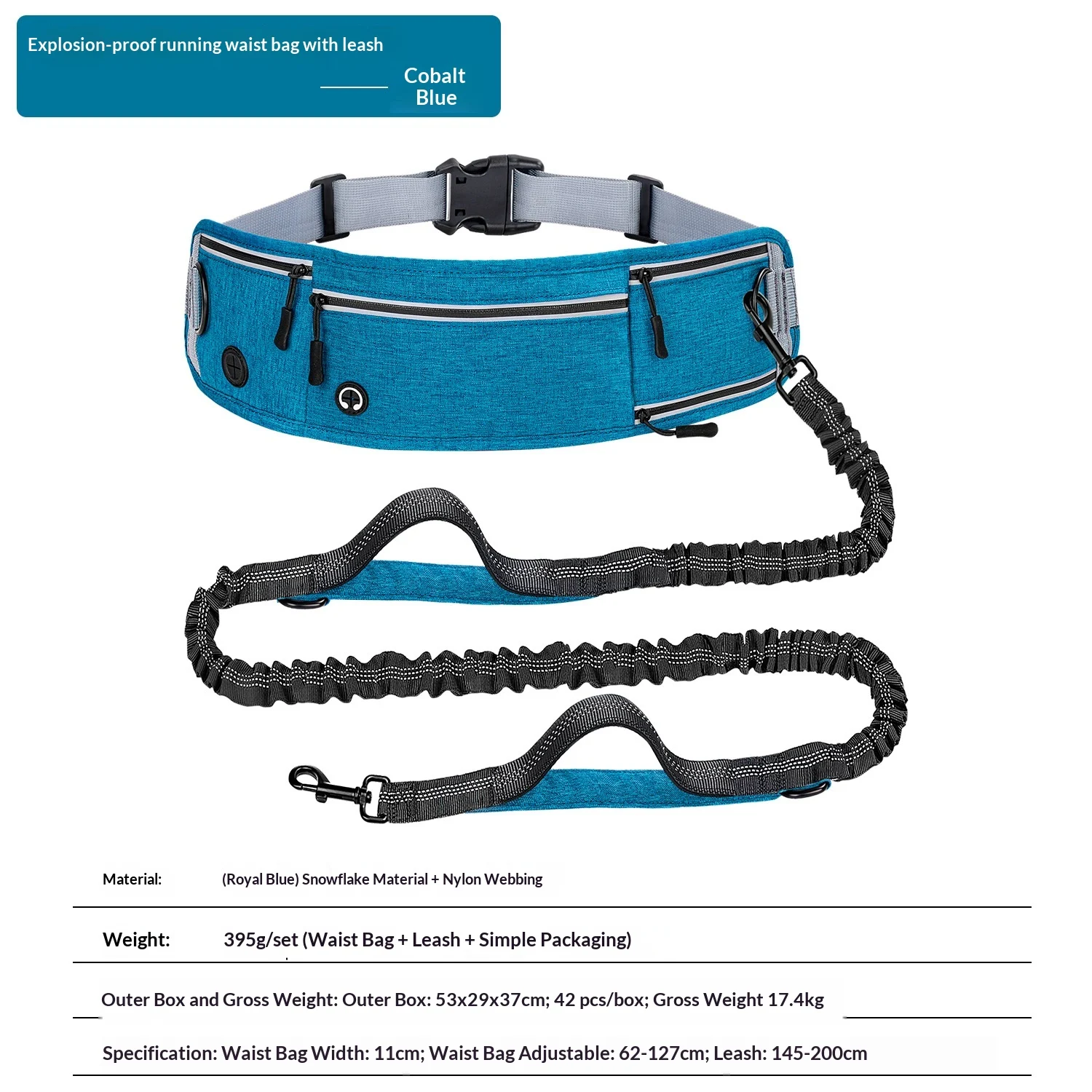 Reflective Multifunctional Retractable Pet Leash — image 6