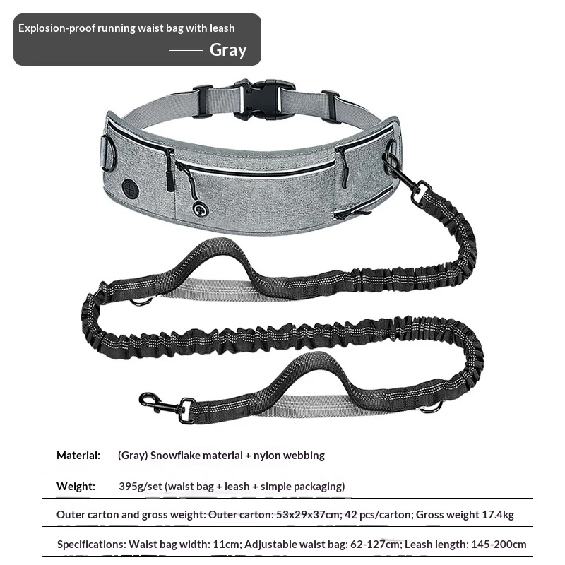 Reflective Multifunctional Retractable Pet Leash — image 3