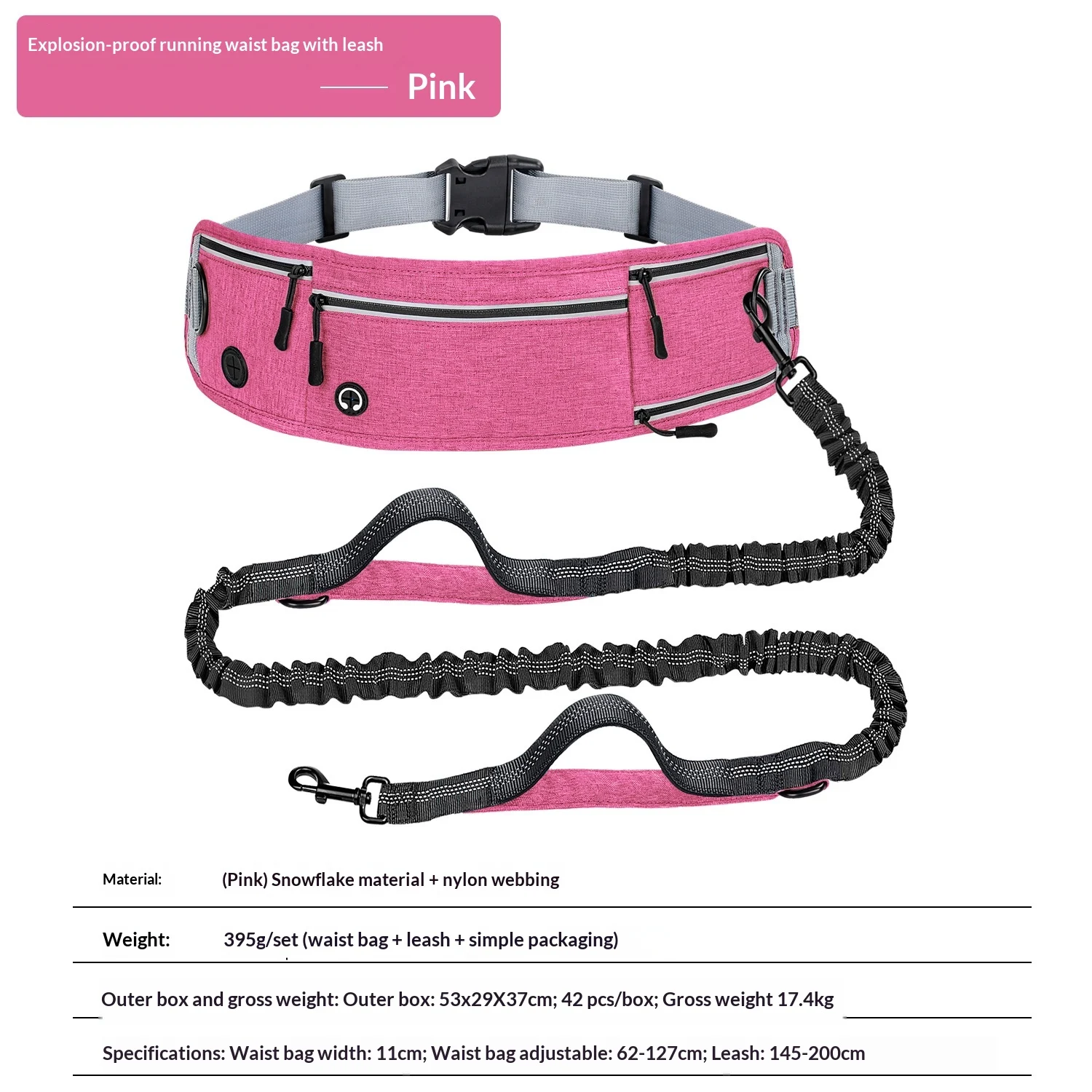 Reflective Multifunctional Retractable Pet Leash — image 1