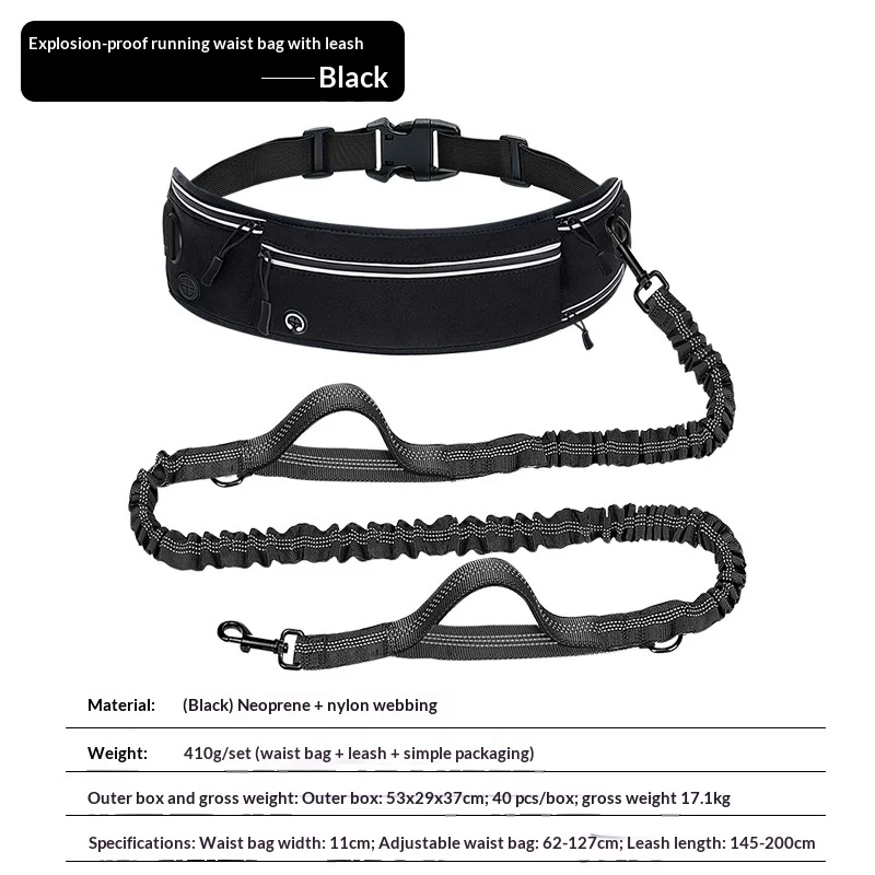 Reflective Multifunctional Retractable Pet Leash — image 4