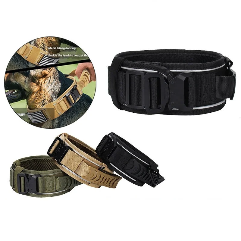 Reflective Nylon Dog Collar And Outdoor Pet Leash — image 5