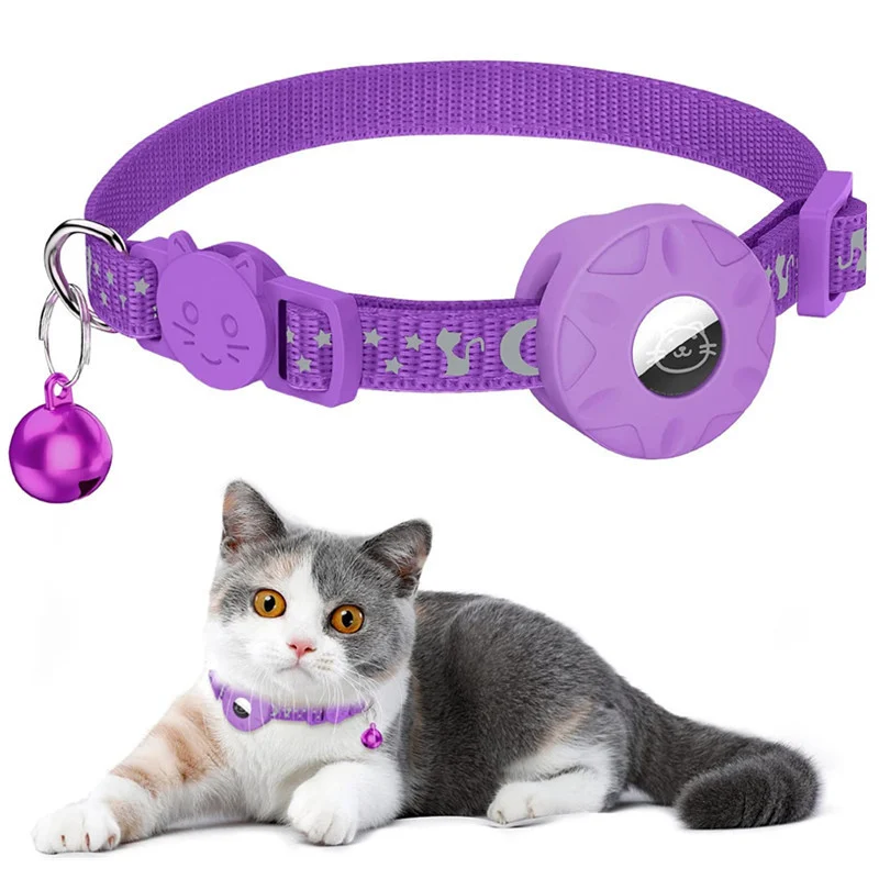 Reflective Star Moon Cat Dog Collar — variant image