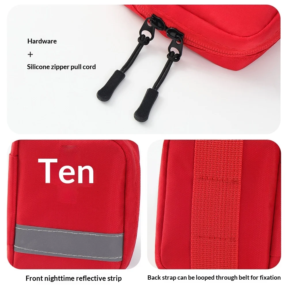 Reflective-strip Small Medical Bag, Travel Organizer, First-aid Kit — image 2