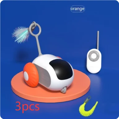 Remote Control Interactive Cat Car Toy USB Charging Chasing Automatic Self-moving… — image 1